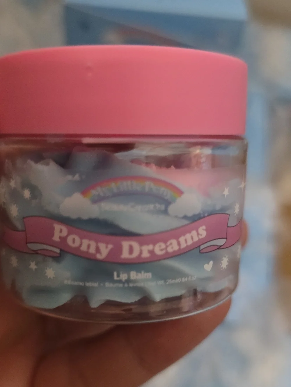 My Little Pony Lip Balm Jar - Pink & Light Blue